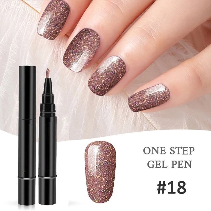 💅 Tijdelijke actie: 1+1 gratis✨ One Step Nagelgel Pen 🎨 Gratis draagbare mini UV-nagellamp 💡