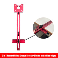 3 in 1 Router Milling Groove Bracke+Slotted and milled edges