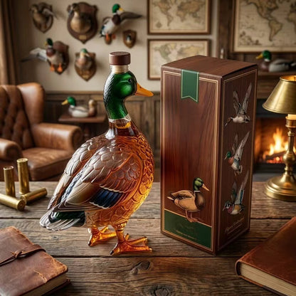 Ducks Unlimite 3D Mallard Bourbon Bottle