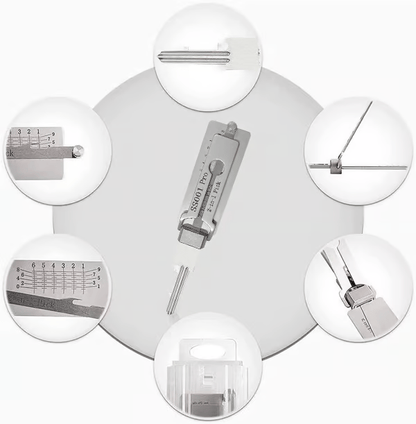 🔥HOT SALE 49% OFF⚒️Stainless Steel Master Key Locksmith Training Tool, SS001 Pro Tool, Practical Cylinder Set