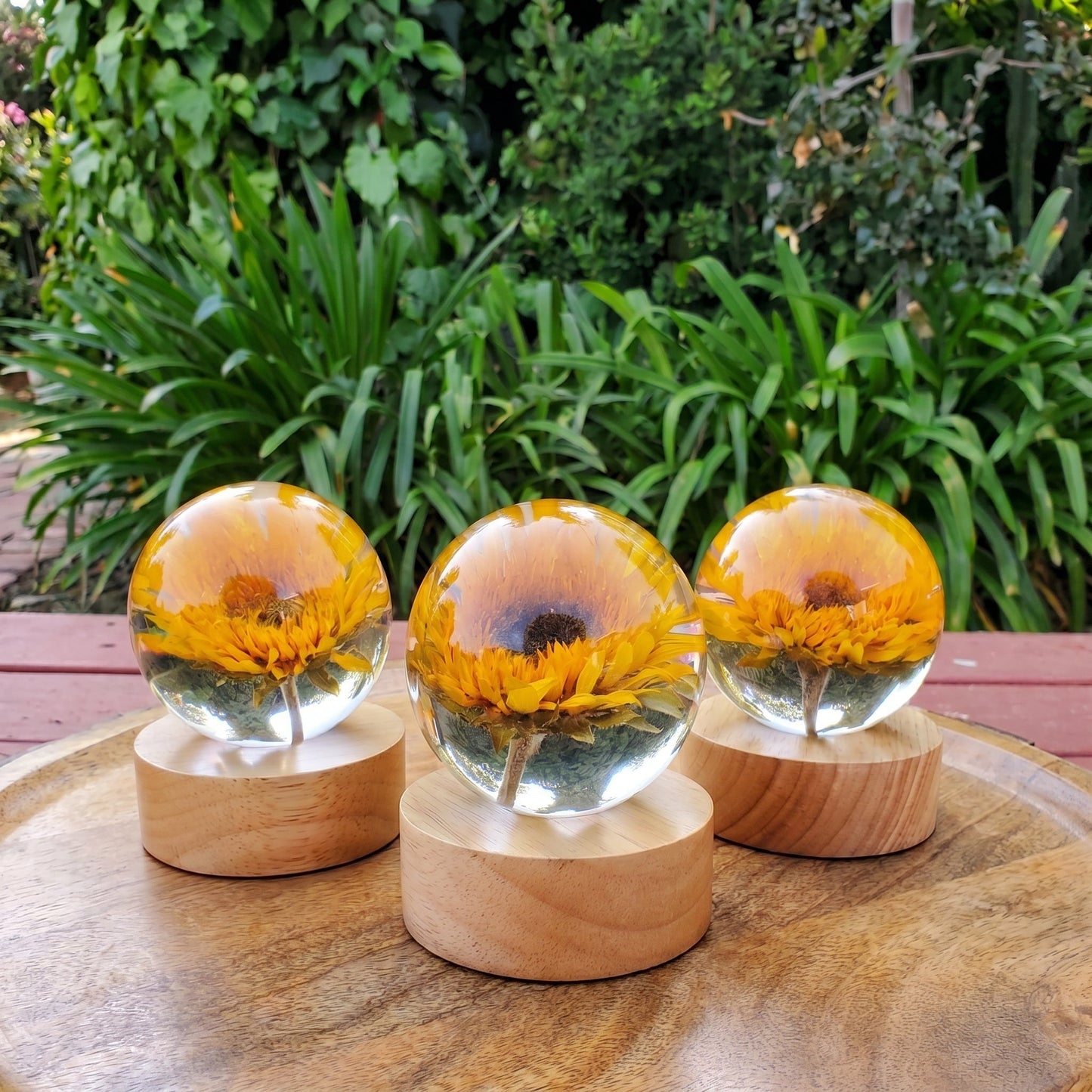 Eternal Flower Resin Lamp 🌸 Handcrafted Floral Night Light, Unique Home Decor & Meaningful Gift