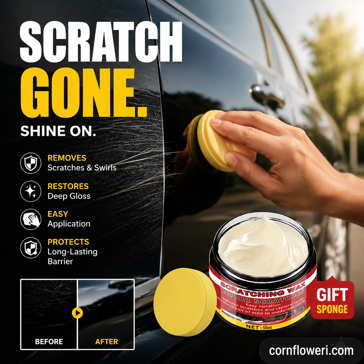 🔥Ultimate Car Scratch Remover Wax