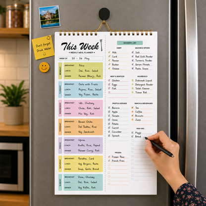 Weekly Food Planning Pad