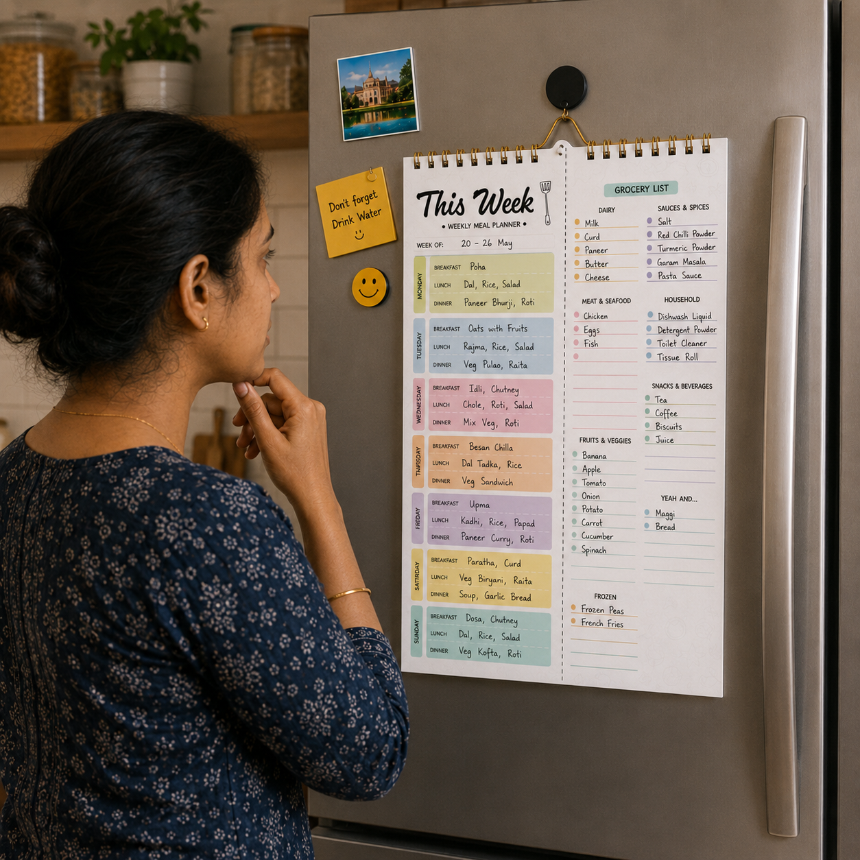 Weekly Food Planning Pad