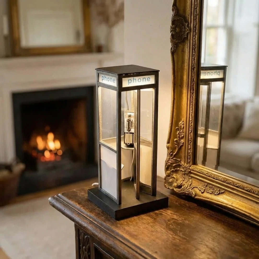 🔥Last Day 49% OFF - ☎️Retro Vintage Tall PhoneBooth Lamp