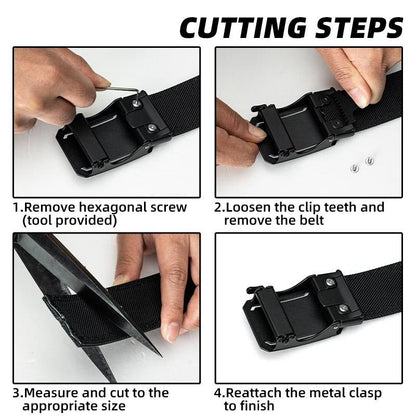 Quick-Release Tactical Belt – Heavy-Duty 1000D Nylon Work Belt