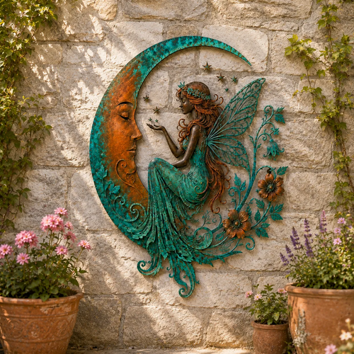 ✨✨Last Day 50% OFF✨🌜️Crescent Moon Bee Wall Decor🐝