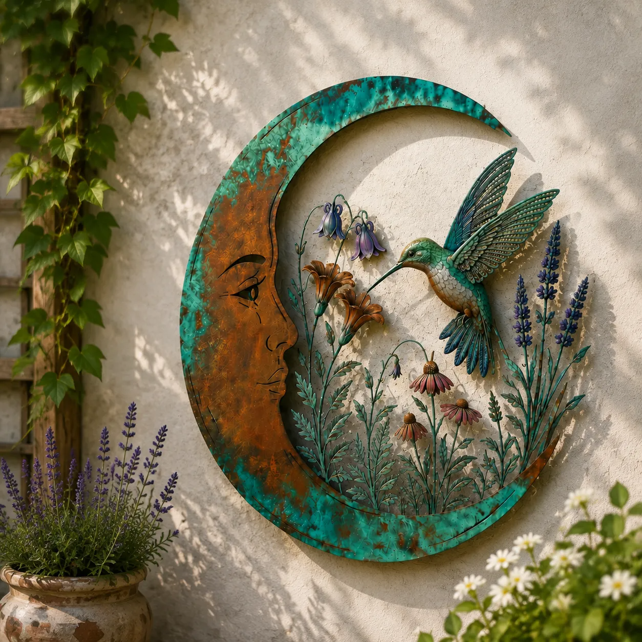 ✨✨Last Day 50% OFF✨🌜️Crescent Moon Bee Wall Decor🐝