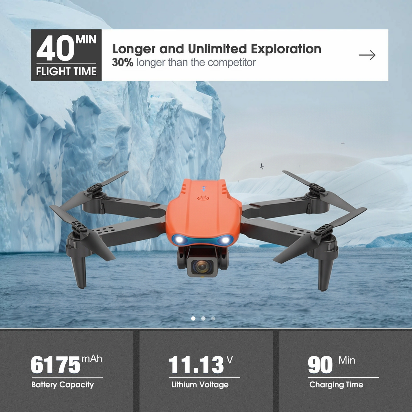 🚁 2026 Pro 4K Drone — 55% OFF Today! 5G | 3-Axis Gimbal | 360° Obstacle Avoidance