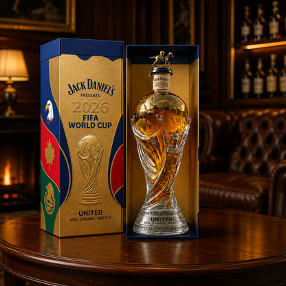 🔥HOT OFFER 49% OFF!📢⚽Special Edition Whisky Bottle for the FIFA World Cup 2026⚽