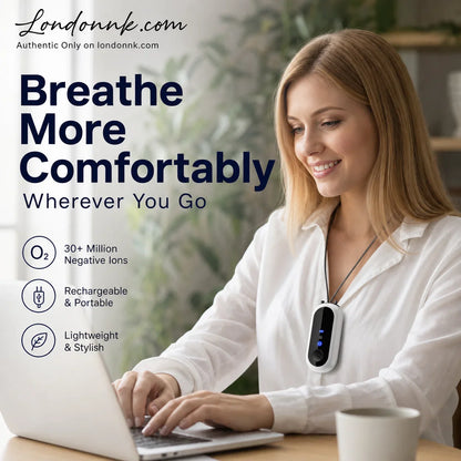 Wearable Air Purifier with Negative Ion Technology