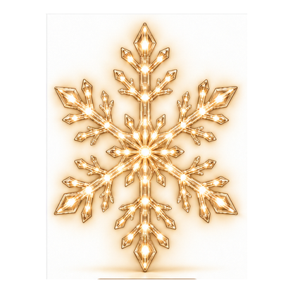 🎄 Christmas Sale 49% OFF❄️LED Snowflake Wall Light Set – Remote-Controlled Christmas Winter Decor