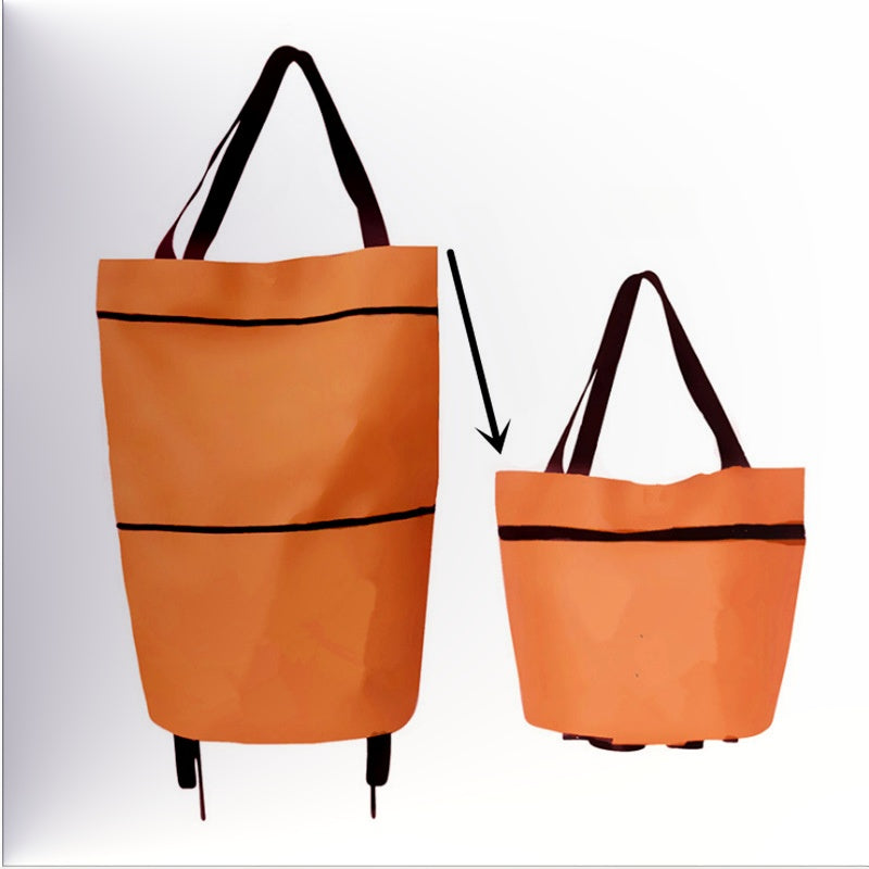 🔥LAST DAY 50% OFF-2-in-1 Foldable Shopping Cart