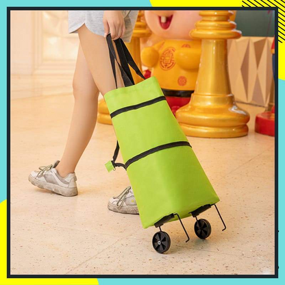 🔥LAST DAY 50% OFF-2-in-1 Foldable Shopping Cart