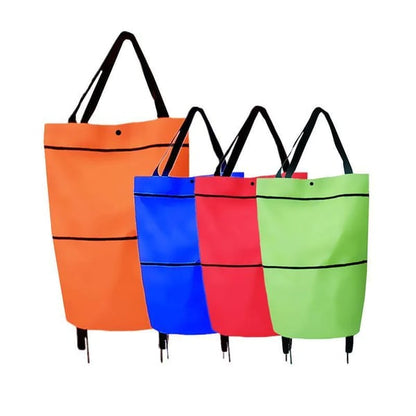 🔥LAST DAY 50% OFF-2-in-1 Foldable Shopping Cart