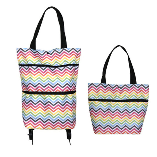 🔥LAST DAY 50% OFF-2-in-1 Foldable Shopping Cart