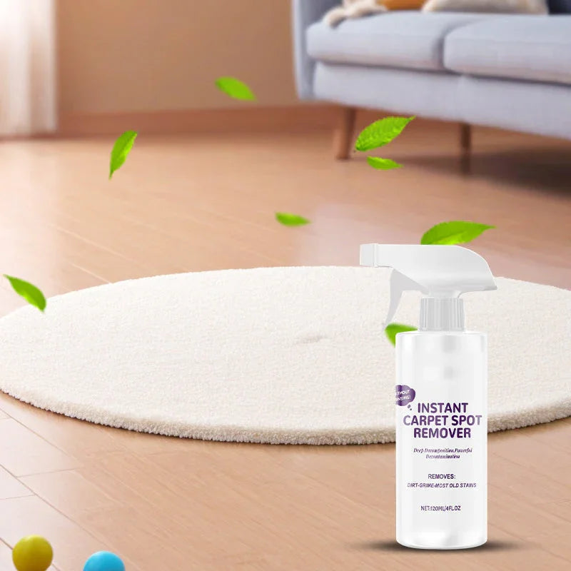 🥳2026 HOT SALE🥳💞50K+ SOLD!☕️🧼  Powerful Carpet Stain Remover – No harsh fumes, hypoallergenic. Fast‑drying formula. Spray, wait, wipe – done. Restores carpet like new. 🏡💚