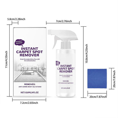 🥳2026 HOT SALE🥳💞50K+ SOLD!☕️🧼  Powerful Carpet Stain Remover – No harsh fumes, hypoallergenic. Fast‑drying formula. Spray, wait, wipe – done. Restores carpet like new. 🏡💚
