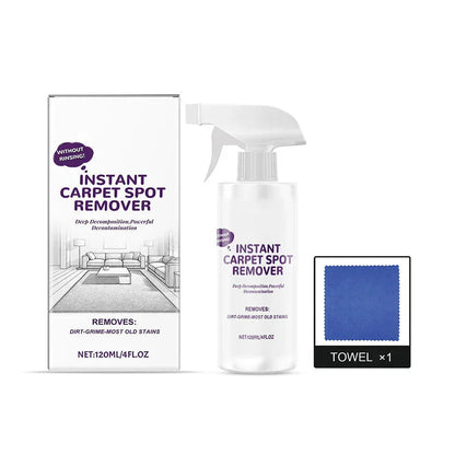 🥳2026 HOT SALE🥳💞50K+ SOLD!☕️🧼  Powerful Carpet Stain Remover – No harsh fumes, hypoallergenic. Fast‑drying formula. Spray, wait, wipe – done. Restores carpet like new. 🏡💚