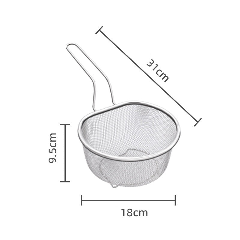 📢📢40% OFF !! ⏰Stainless Steel Sieve with Handle🥄🫕