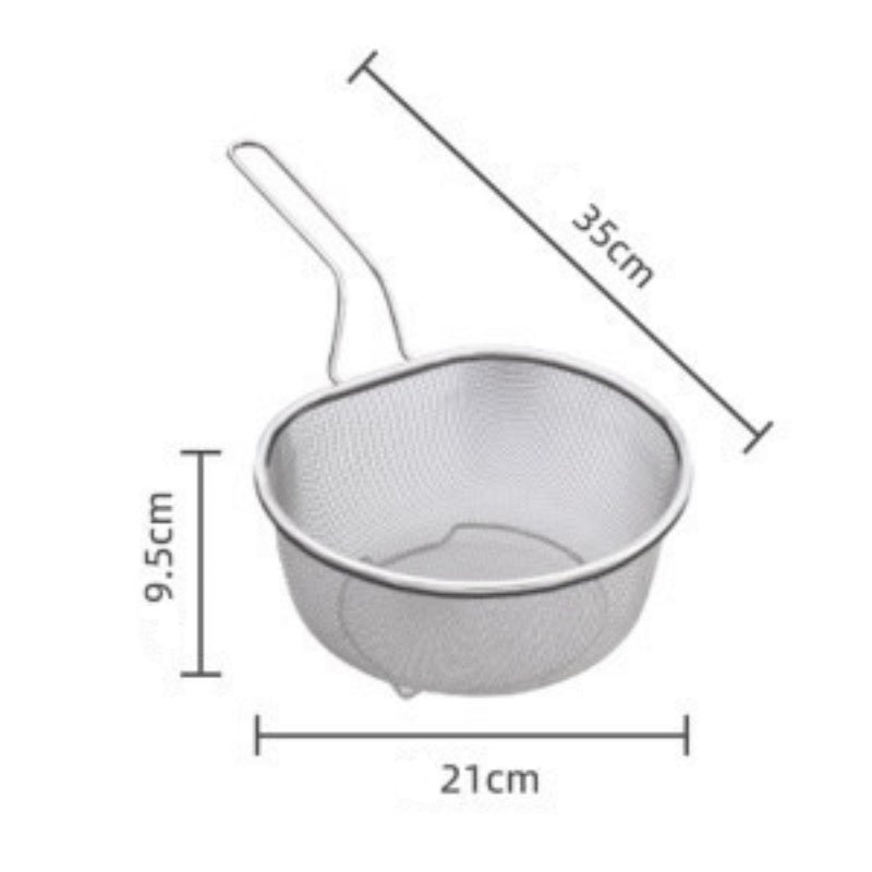 📢📢40% OFF !! ⏰Stainless Steel Sieve with Handle🥄🫕