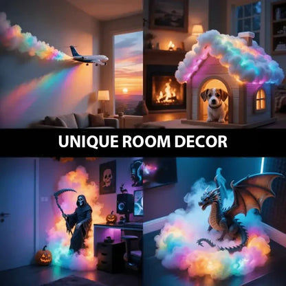DIY USB-Powered Thundercloud LED Light Decor🌈☁️