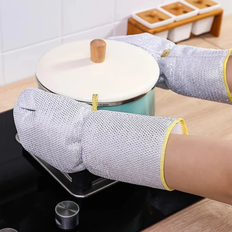 ⏳Limited-time 50% off⏰Dishwashing Wire Gloves✨🧤