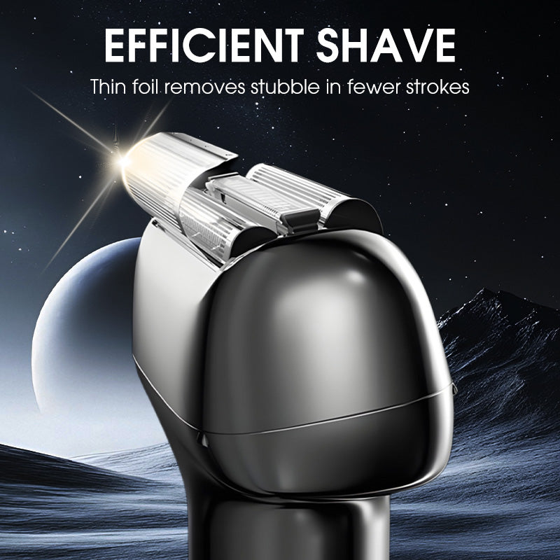 Men's Rechargeable Foil Electric Shaver – Efficient Close Shaving, Cordless Portable Wet & Dry Beard Razor for Daily Grooming