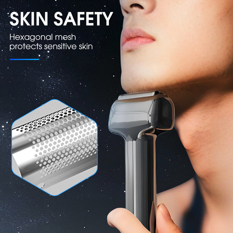 Men's Rechargeable Foil Electric Shaver – Efficient Close Shaving, Cordless Portable Wet & Dry Beard Razor for Daily Grooming