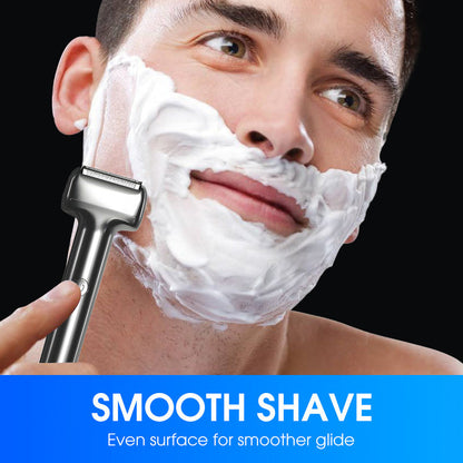 Men's Rechargeable Foil Electric Shaver – Efficient Close Shaving, Cordless Portable Wet & Dry Beard Razor for Daily Grooming