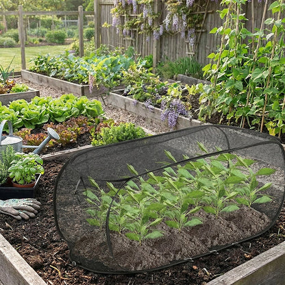 ✨ Foldable Pop-Up Plant Mesh Cover – Protects Plants, Breathable Design & Easy Setup 🌿