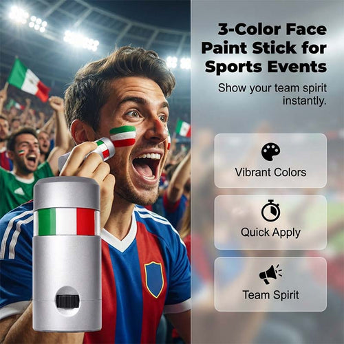 ⚽ World Cup & Match Day Flag Face Paint Stick for All National Teams 🎉
