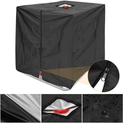 💧 Waterproof IBC Tote Cover – Heavy-Duty, UV-Blocking, Secure Fit ⛈️