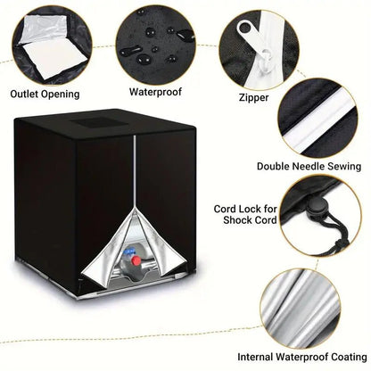 💧 Waterproof IBC Tote Cover – Heavy-Duty, UV-Blocking, Secure Fit ⛈️