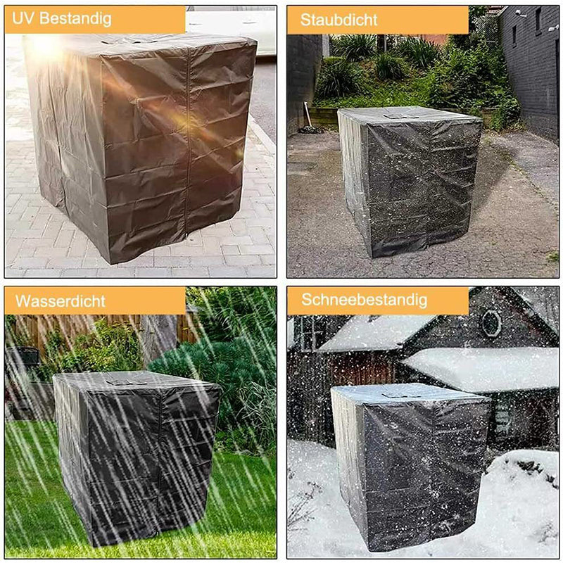 💧 Waterproof IBC Tote Cover – Heavy-Duty, UV-Blocking, Secure Fit ⛈️