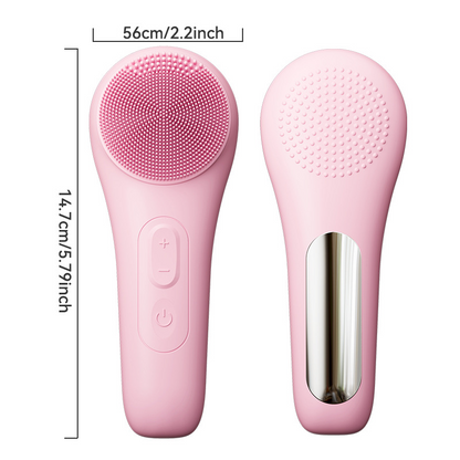 Electric Face Scrubber with Heat & Vibration