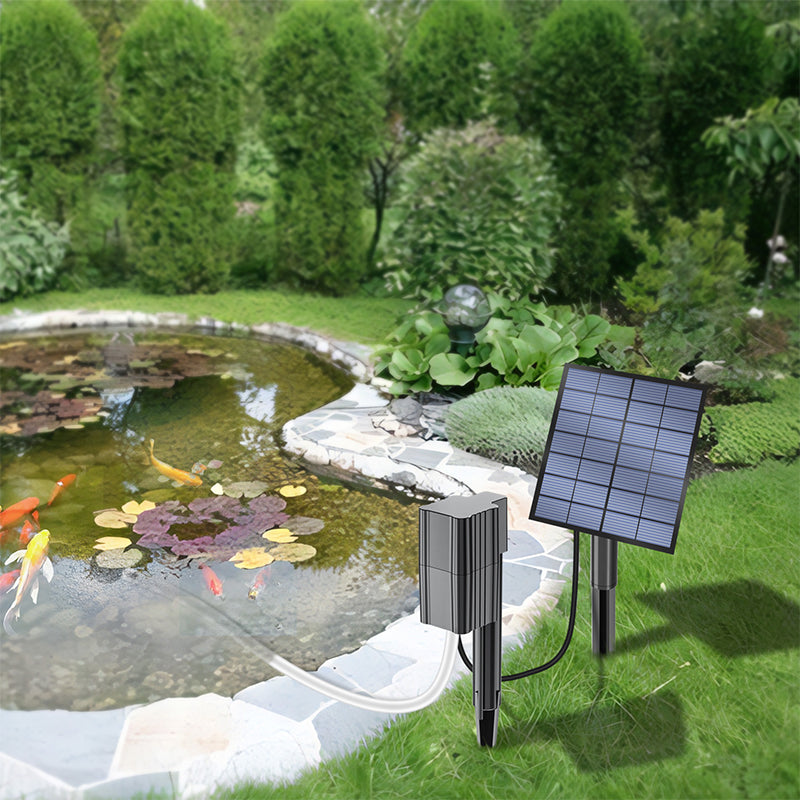 🌱50% OFF NOW ! ☀️Solar Powered Pond Aerator Air Pump – wire-free easy installation, energy-saving oxygen supply, outdoor fish pond water circulation, garden koi tank essential!