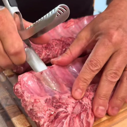 🔥While Supplies Last 40% OFF!🎉 Stainless Steel BBQ Rib Skinner