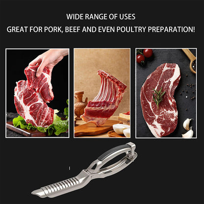 🔥While Supplies Last 40% OFF!🎉 Stainless Steel BBQ Rib Skinner