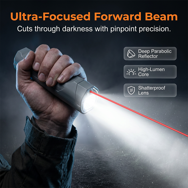 🥳2026 HOT SALE🥳💞50K+ SOLD!🏠⚡ 50% OFF!Infrared Laser Flashlight with COB Magnetic Base
