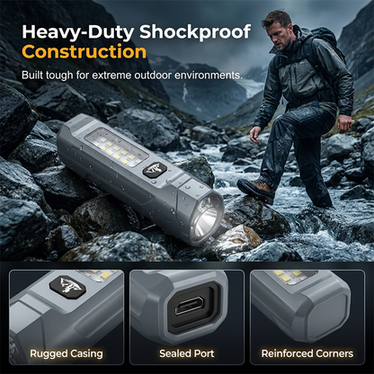 🥳2026 HOT SALE🥳💞50K+ SOLD!🏠⚡ 50% OFF!Infrared Laser Flashlight with COB Magnetic Base