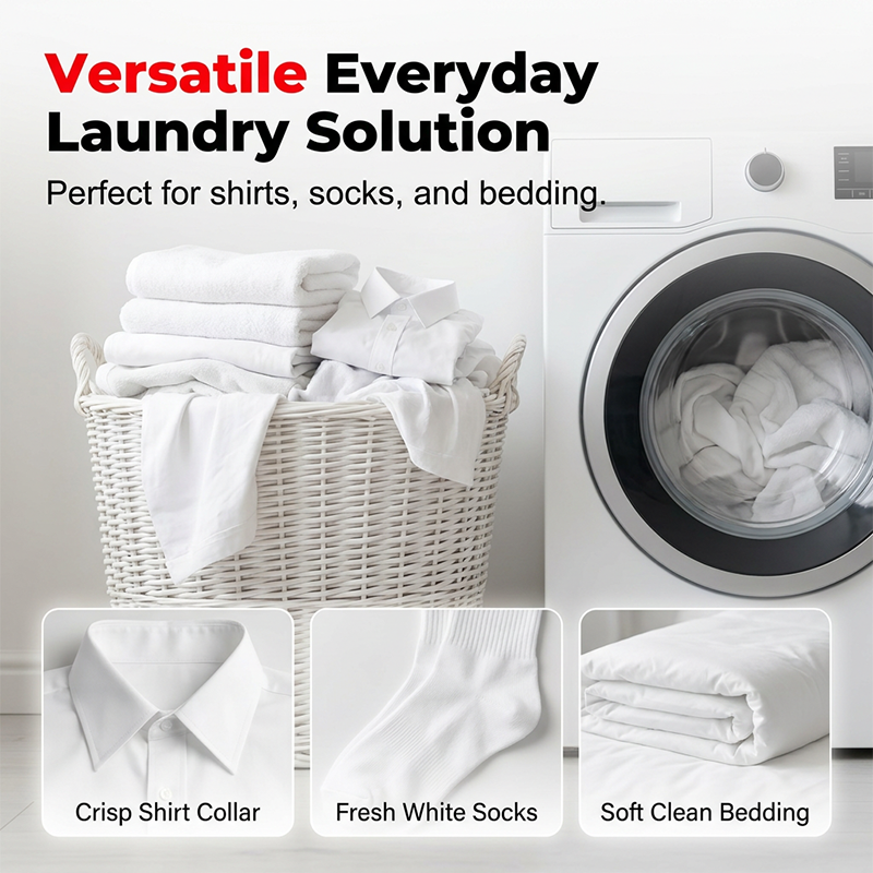 🤍 Laundry Whitening Sheets for White Clothes – Deep Stain & Yellowing Remover, Easy Toss-and-Wash Laundry Booster ✨