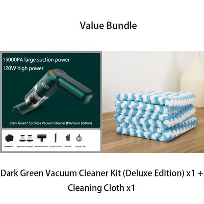 ⏳Time-Limited Special⏰🧹 Cordless Car Vacuum – 10000Pa Suction & 4000mAh Battery 🚗