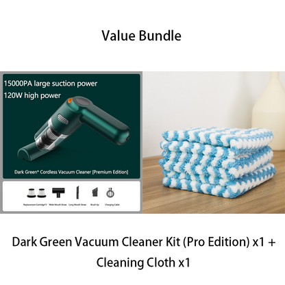 ⏳Time-Limited Special⏰🧹 Cordless Car Vacuum – 10000Pa Suction & 4000mAh Battery 🚗