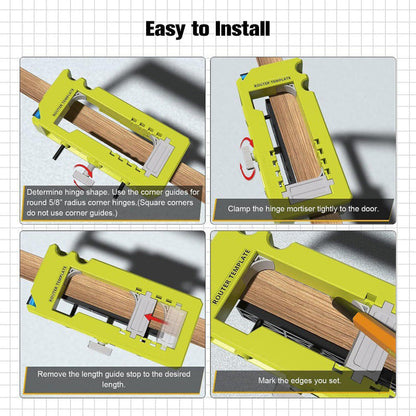 Adjustable Door Hinge Jig Kit