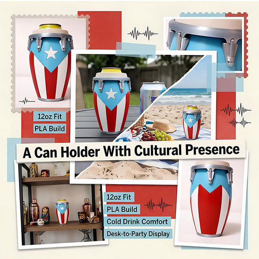 🔥Limited Time 50% Off✨Cultural Heritage Conga Can Insulator & Holder