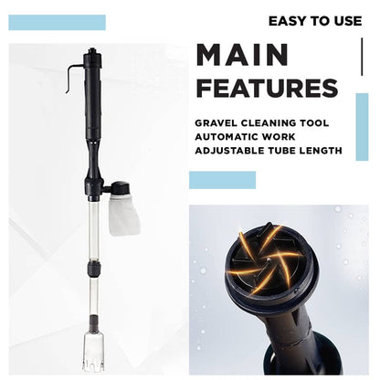 Electric water pump for fish tank water changes