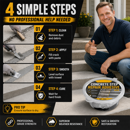 🏠 Concrete Step Repair Adhesive