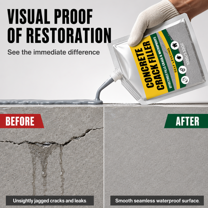 Visual proof of concrete restoration