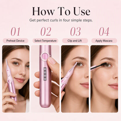 🔥💐Last Week Special 49% OFF‼️ ✨Rechargeable Heated Eyelash Curler | Get Long-Lasting Perfect Lash Curls Anytime🔋